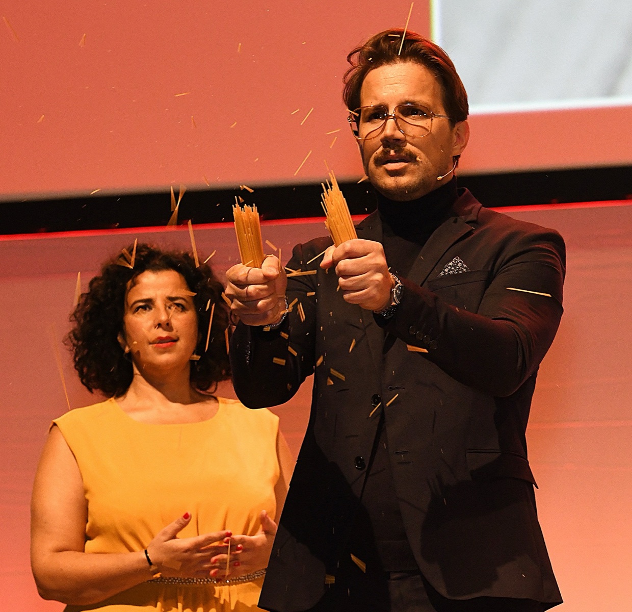 Alessandro Spanu auf der Bühne